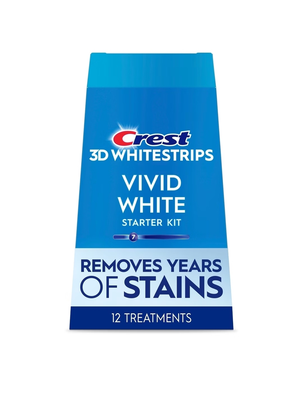 Crest 3D Whitestrips Vivid White Starter Kit - Blue/White